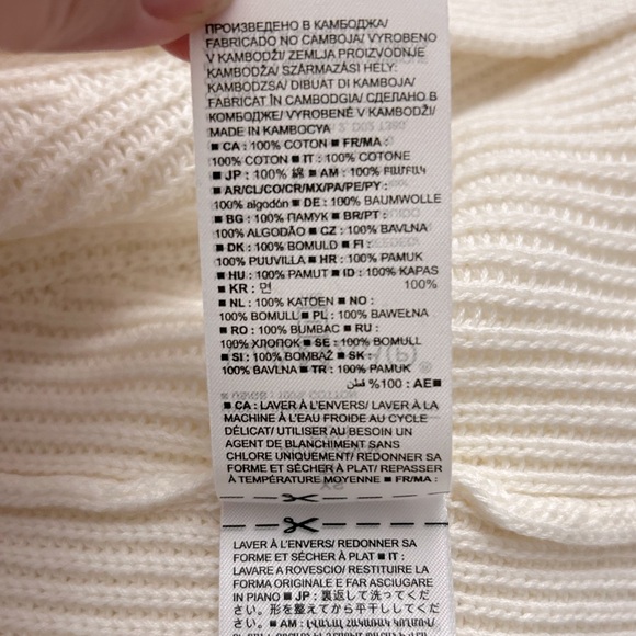 Banana Republic Organic Cotton Open Front Cardigan Cream - Picture 7 of 10